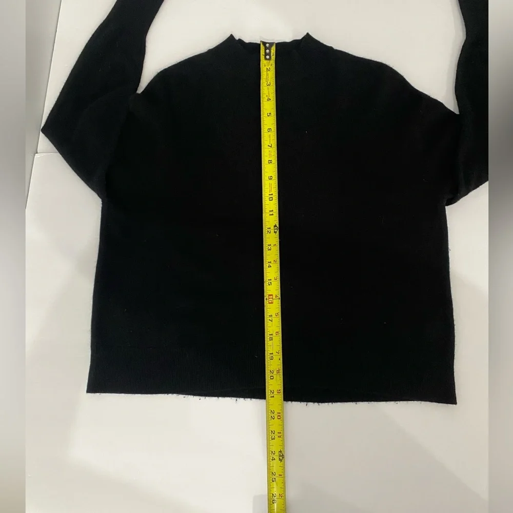 Everlane 100% Cashmere Sweater Black Size S - Picture 4 of 6